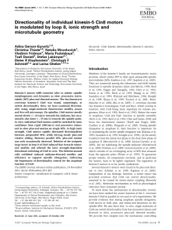Directionality of individual kinesin