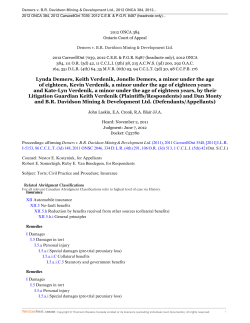 Lynda Demers, Keith Verdenik, Jonelle Demers, a minor under the