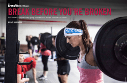 Break before you`re broken