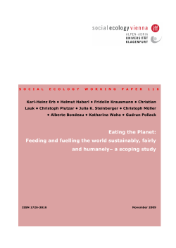 Eating the Planet: Feeding and fuelling the world sustainably, fairly