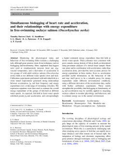 Simultaneous biologging of heart rate and acceleration, and their
