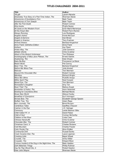 titles challenged 2004-2011