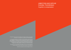 ASBESTOSIS AND DIFFUSE PLEURAL THICKENING
