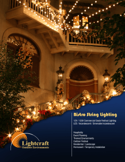 Bistro String Lighting
