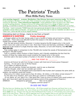 The Patriots` Truth Issue #101