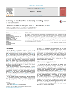 Scattering of massless Dirac particles by oscillating barriers