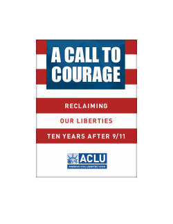 A Call to Courage