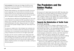 Artist-pranksters The Pranksters and the Golden Phallus