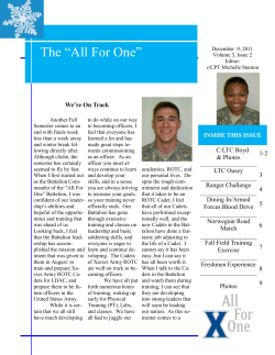 All For One - Xavier University