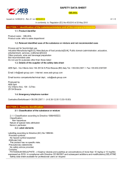 Gelsol SDS - Gusmer Enterprises