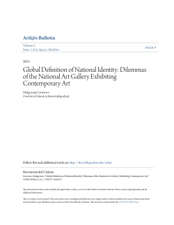 Global Definition of National Identity - Purdue e-Pubs