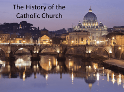The History of the Catholic Church