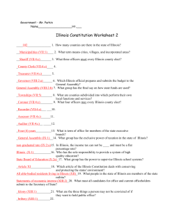 Illinois Constitution Worksheet 2