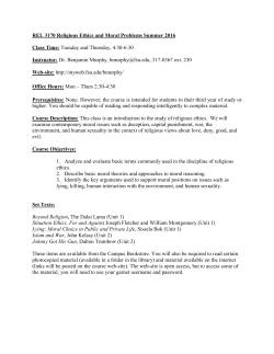 Syllabus - Florida State University