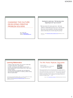 PowerPoint - National Association for Gifted Children