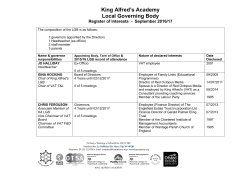Information about the membership of the King Alfred`s LGB and