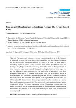 Sustainable Development in Northern Africa: The