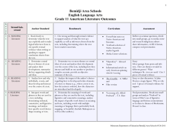 English - Bemidji Area Schools