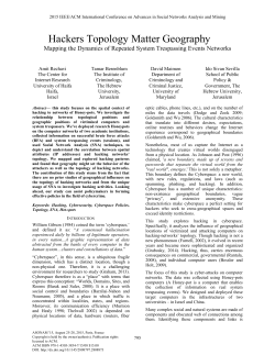 Hackers Topology Matter Geography