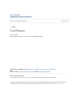 Civil Practice - DigitalCommons@Pace