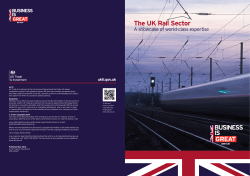 The UK Rail Sector
