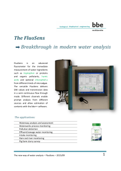 FluoSens brochure