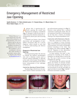 Emergency Management of Restricted