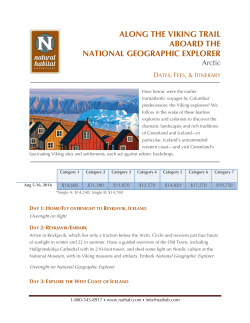 along the viking trail aboard the national geographic explorer
