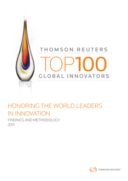 honoring the world leaders in innovation