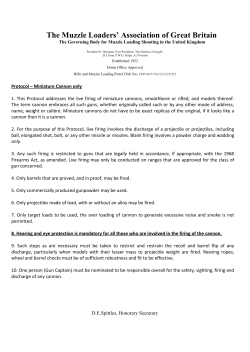 Miniature Cannon Protocol + Comp rules