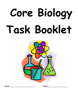 Year 9 Core Physics Task Booklet PDF File