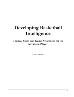 Developing Basketball Intelligence