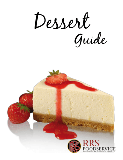 Dessert - RRS Foodservice