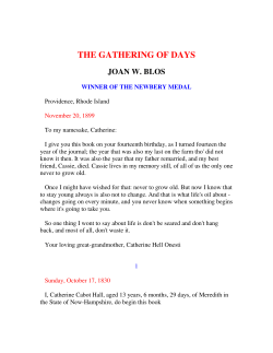 the gathering of days