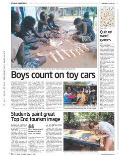 Boys count on toy cars