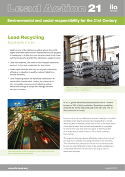 Lead Recycling - International Lead Association