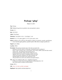 Package `qdap`