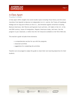 Teacher`s Guide