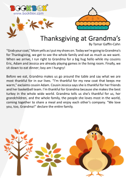 Thanksgiving at Grandma`s