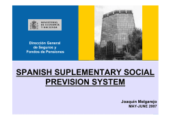 spanish suplementary social prevision system