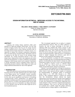 Design Information Retrieval: Improving Access to the Informal Side