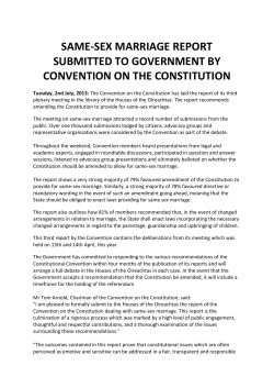 - Constitutional Convention