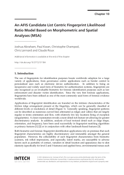 An AFIS Candidate List Centric Fingerprint Likelihood