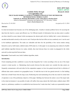 ISSN: 0975-766X CODEN - International Journal of Pharmacy and