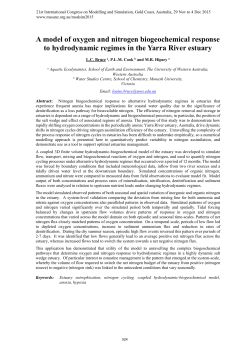 A model of oxygen and nitrogen biogeochemical