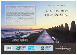 more union in european defence - Bibliothek der Friedrich