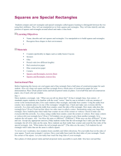 Squares are Special Rectangles