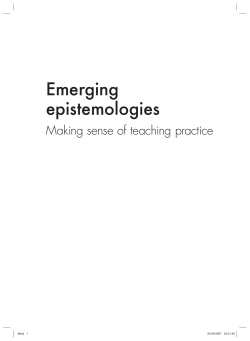 Emerging epistemologies