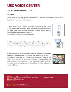 INCREASING HYDRATION