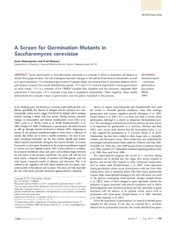 Full Text  - G3: Genes | Genomes | Genetics